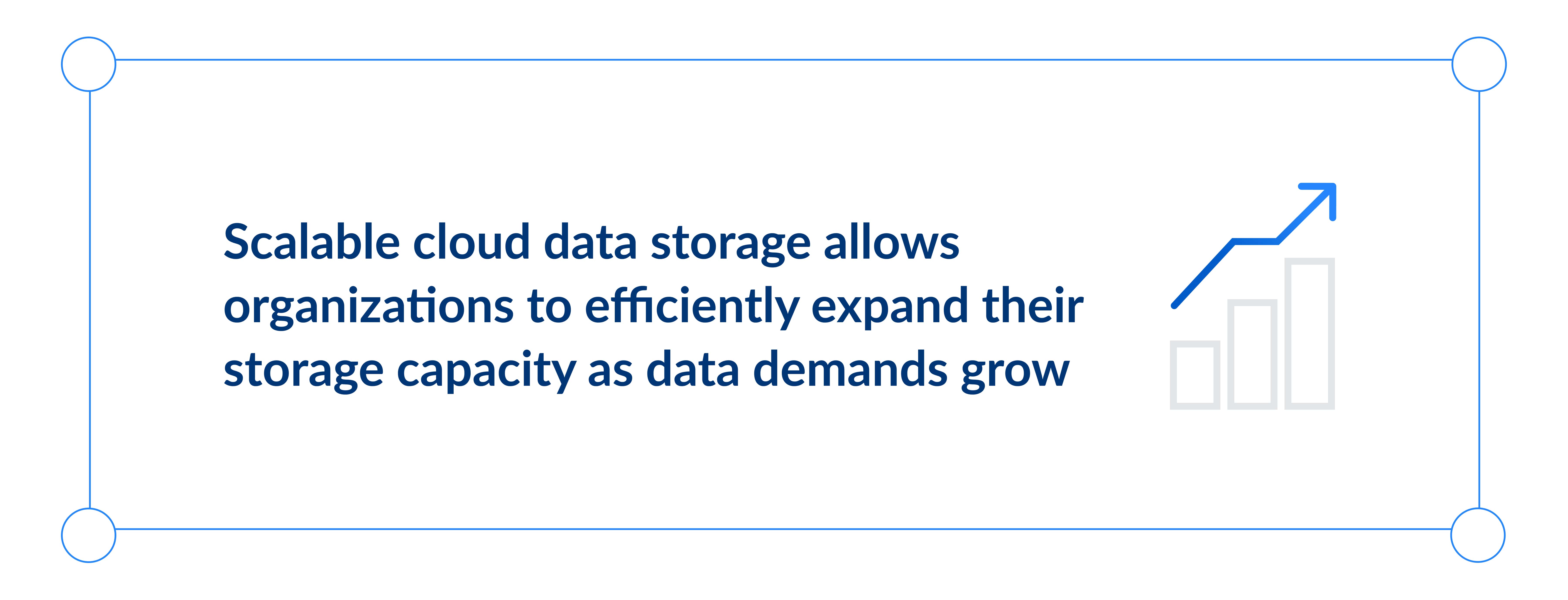 Scalable cloud storage benefit